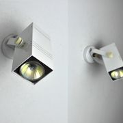 Pair of adjustable Fase wall lamps, Spain, 1980