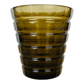 Daum Nancy Art Deco vase 1930 Lorraine cross smoked glass