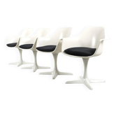 Chaises rotatives attribuées à Maurice Burke pour Arkana, ensemble de 4