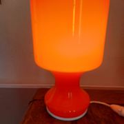 Vintage red opaline lamp from the 70'S