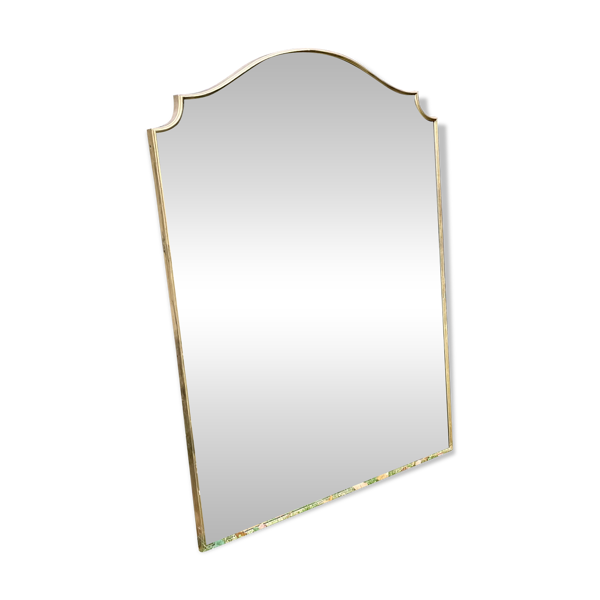 Grand miroir doré ancien - Style Empire - Mercure