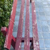 Wooden bench