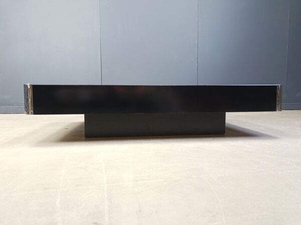 Table basse vintage attribuée à Willy Rizzo pour Mario Sabot, années 1970