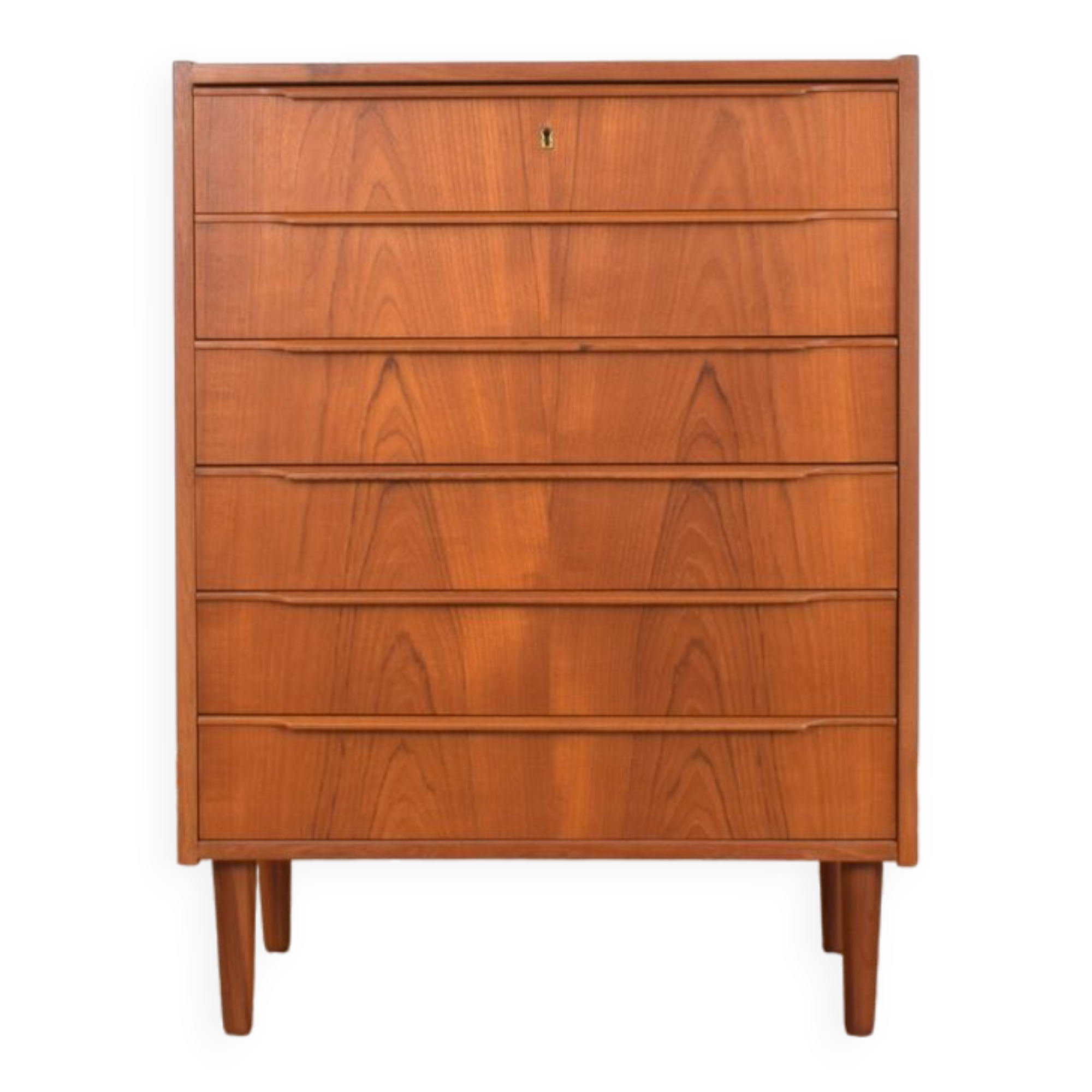 Mid-Century Danish Teak Chest of Drawers, 1960s
