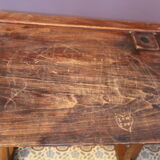 Wooden schoolboy desk