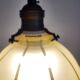 Lampe à main art déco en glaçure d’uranium; symmetrisch gelijnd, Belgique