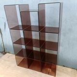 Cube shelves in smoked plexi year 70