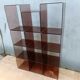 Étagères cubes en plexi fumé 70