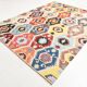 Turkish Geometric Tribal Vintage Kilim Rug, 254x348Cm
