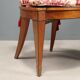 Antique Regency style chairs in mahogany and XX Century fabric.