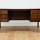 Gunni Omann Model 77 Rosewood Desk, 1960s.