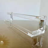 Plexiglas towel rack 70s