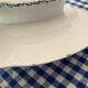 Iron pedestal dish