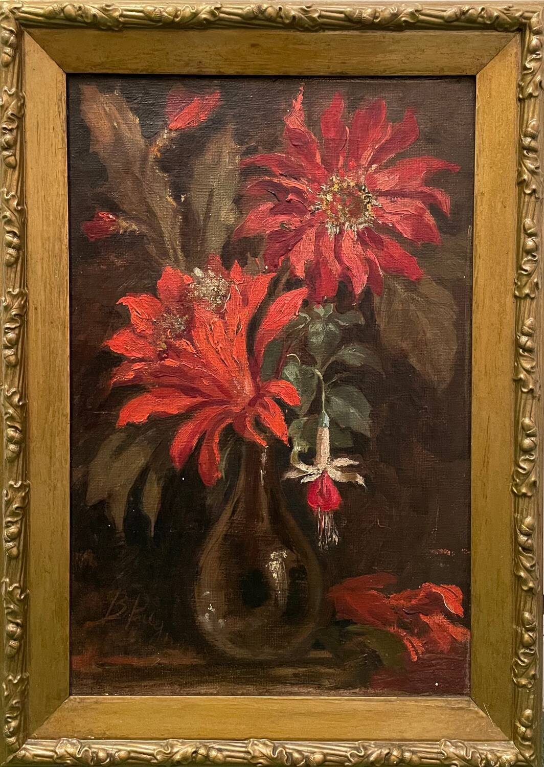 Still life with red flowers 20th century