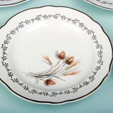 6 dessert plates Sarreguemines K5412