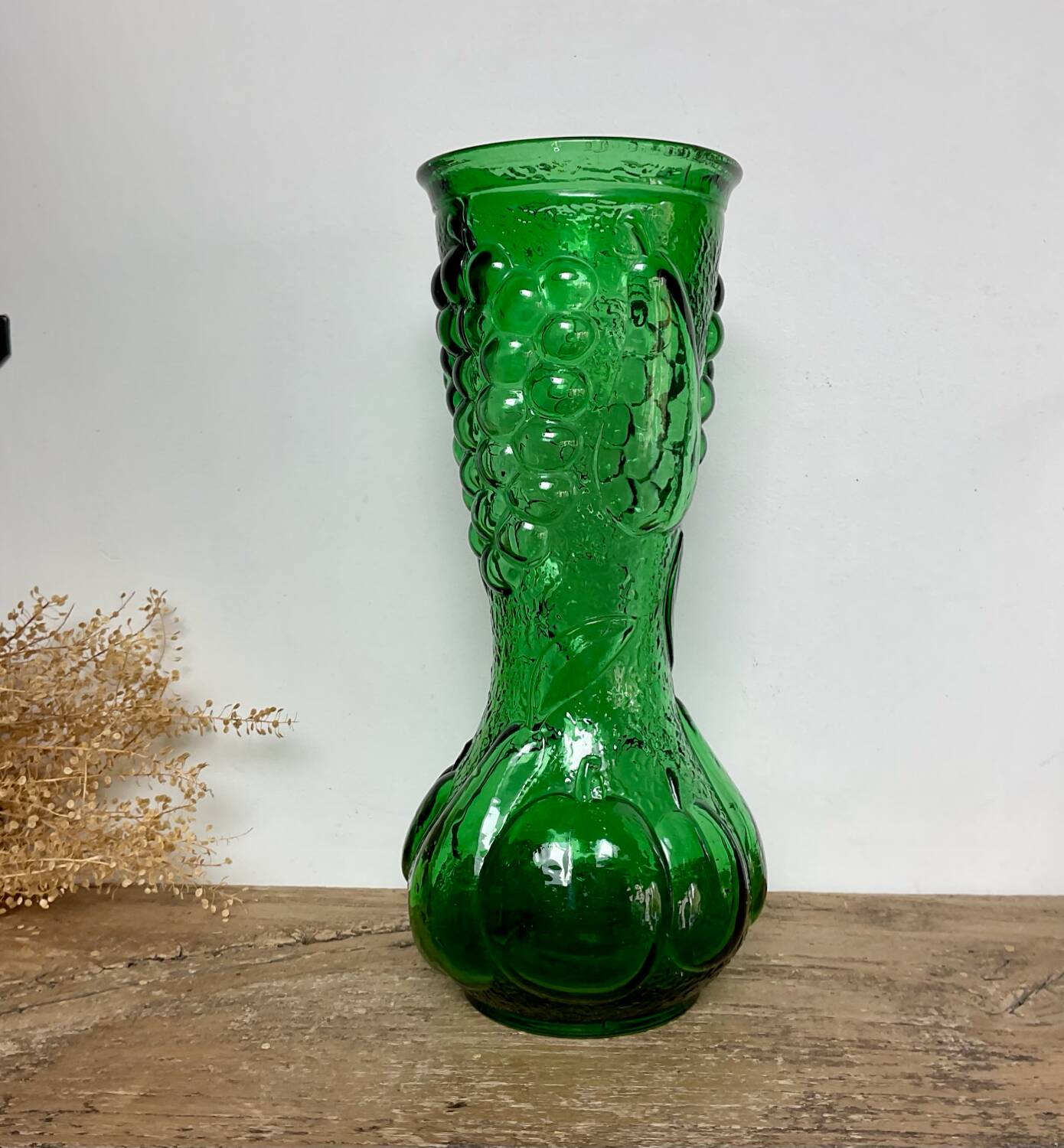 Glass vase "fruits" made in Italy