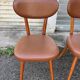 (Lot) 2 Baumann Chairs Compass Leg Scandinavian Style