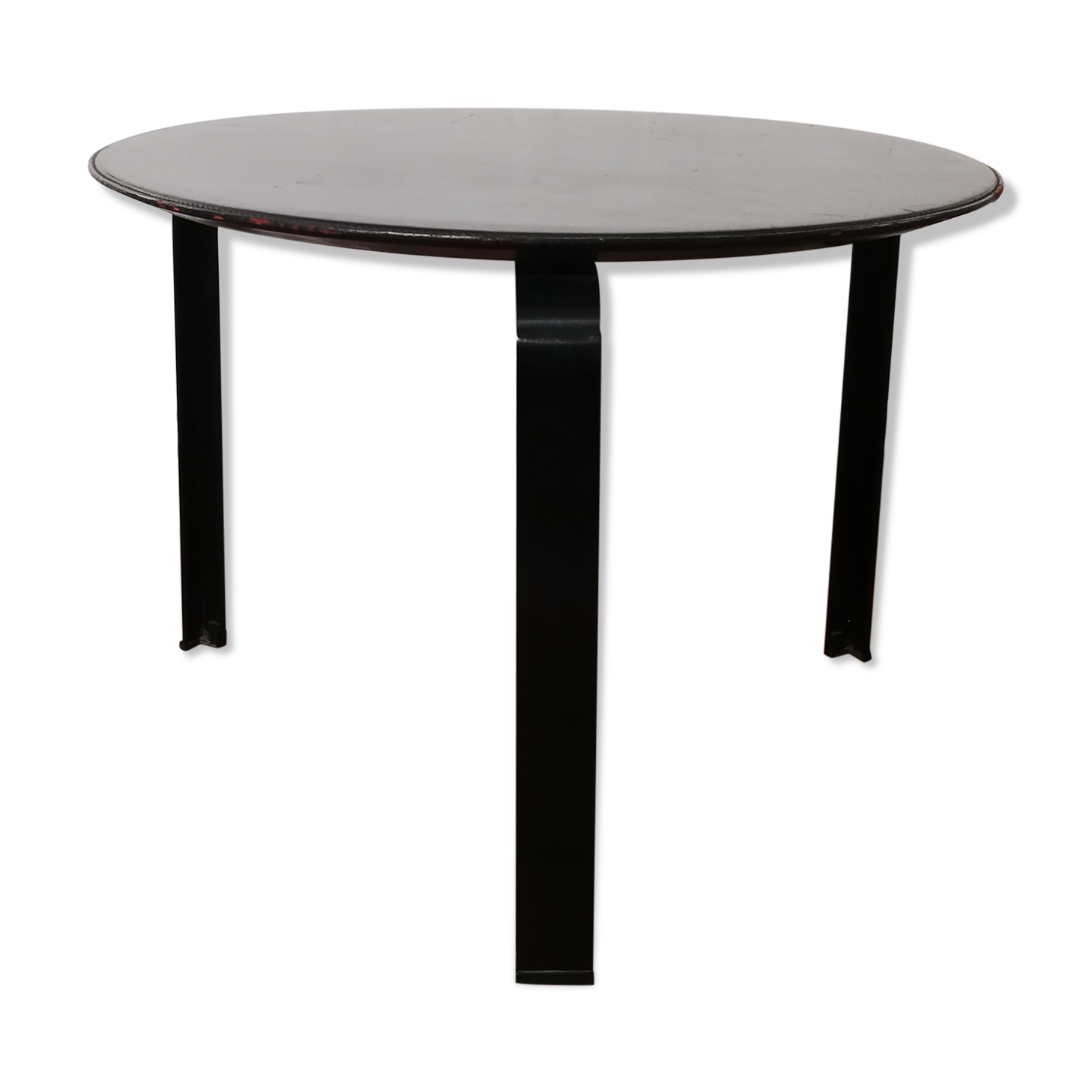 Vintage leather coffee table