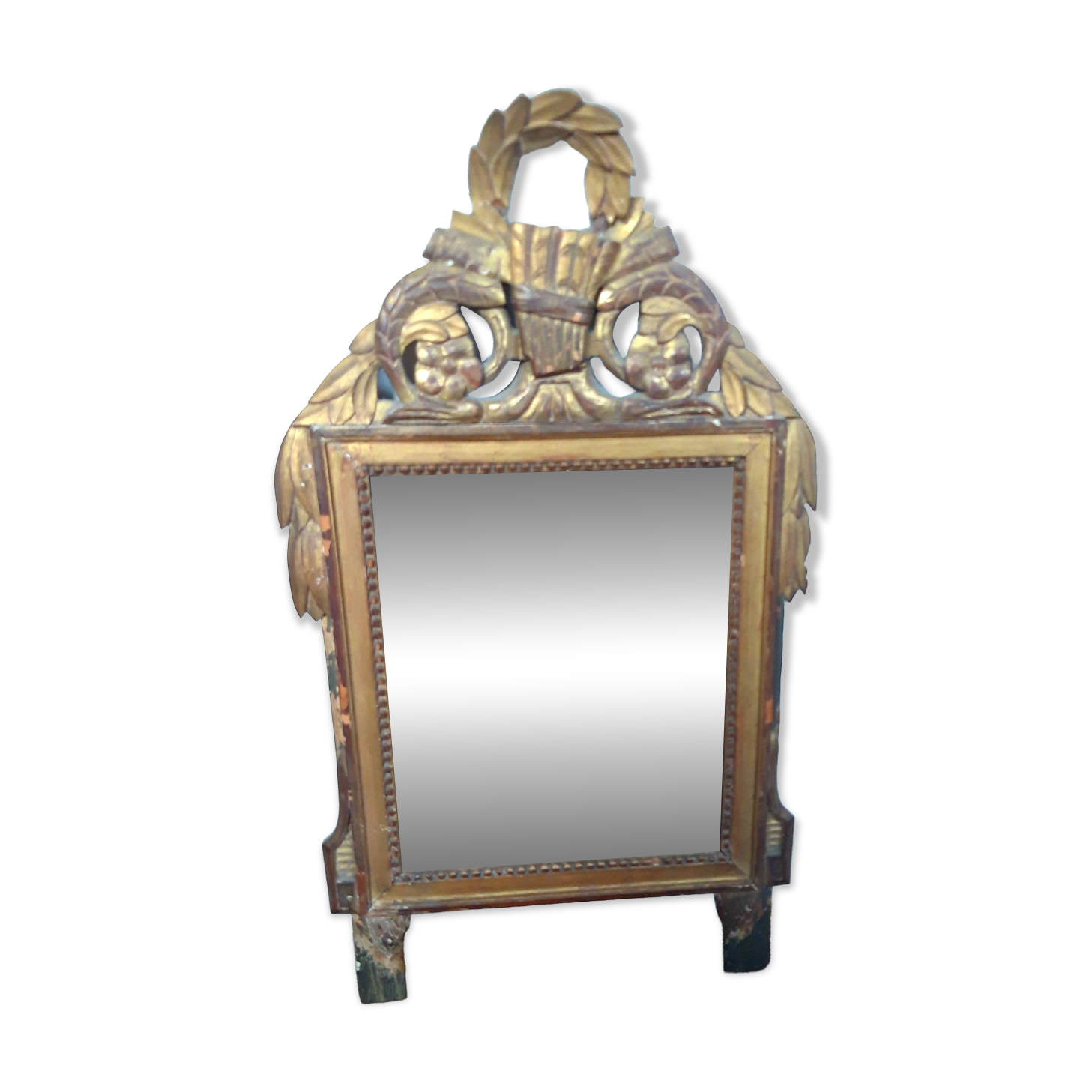 Miroir bois doré L XVI