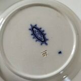 Trio of redowa plates – sarreguemines, ironstone – circa 1890