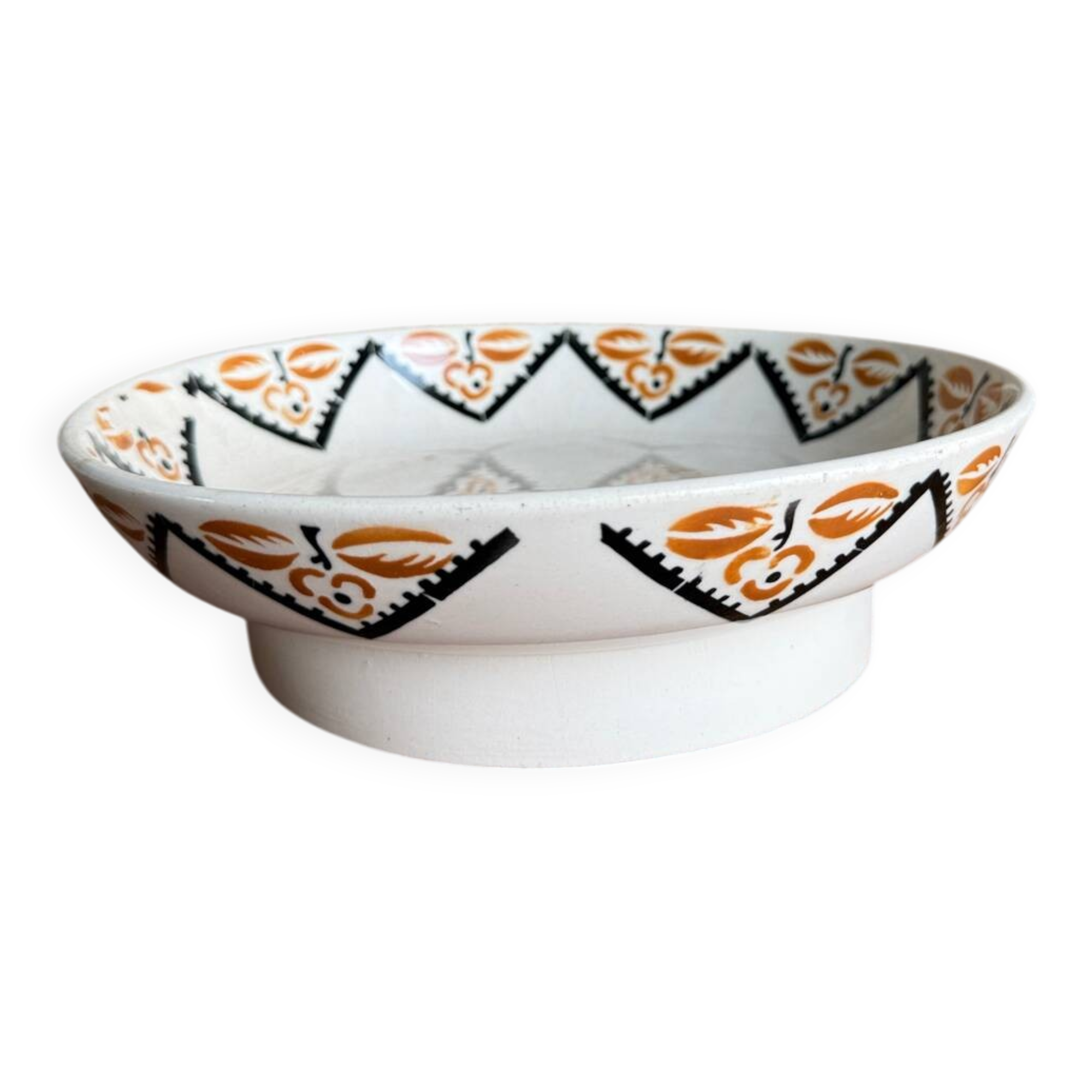 Badonviller Arcueil ironstone fruit bowl