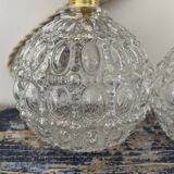 Set of two new electrified vintage globe walkers