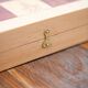 Beech wood chess board, new, with pieces in original box