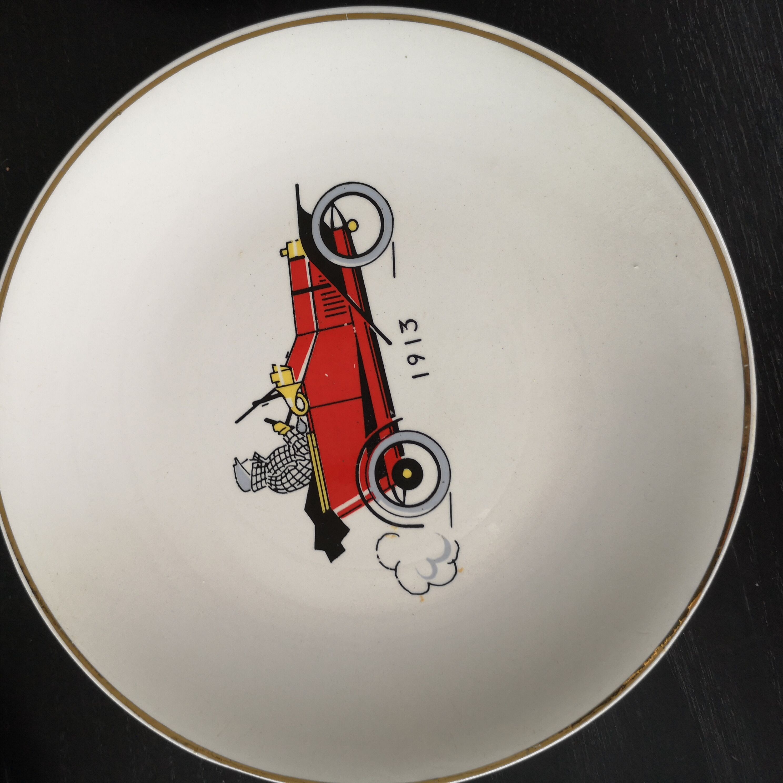 Set of 10 Lunéville dessert plates