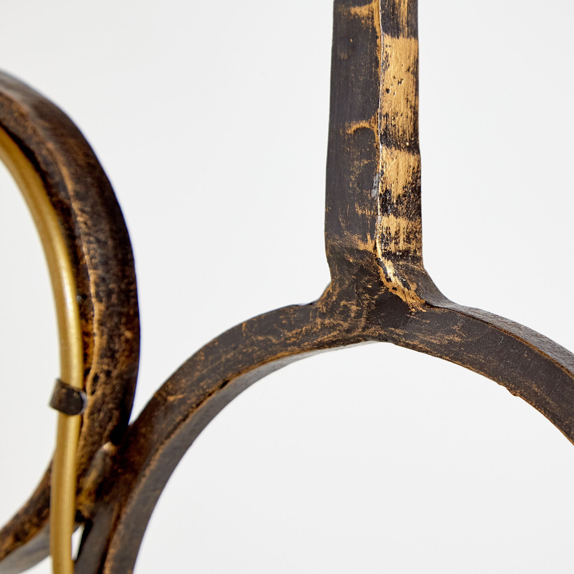 Italian wrought-iron floor lamp