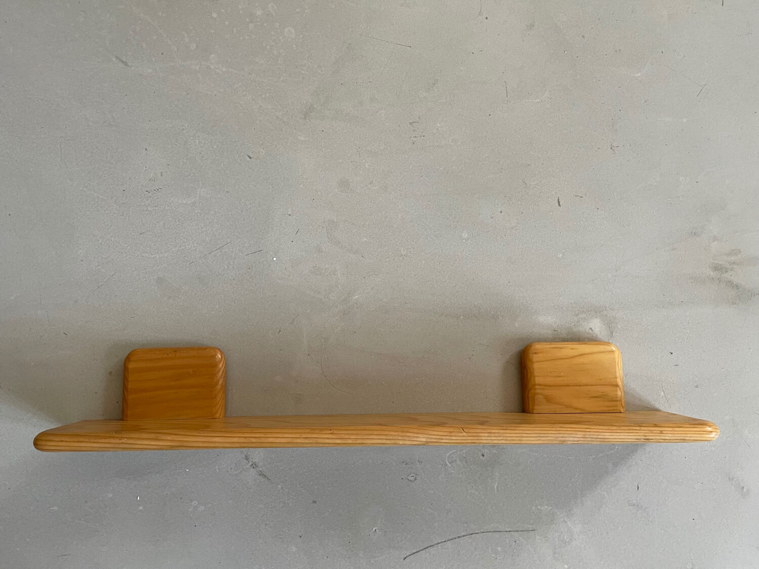 Wooden wall shelf