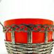 H8Z Basket Sugar Bowl with Glass Kralik Type