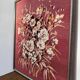 Large vintage floral tapestry