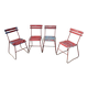 Set of 4 advertising bistro chairs