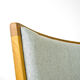 Set of oak dining chairs, France, in the 1950s