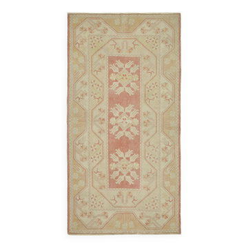 Tapis vintage anatolien turc 116 cm x 212 cm