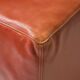 Vintage Osaka loveseat in oxblood leather by Natuzzi Italy