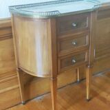 Small chest of drawers half moon / early 20th