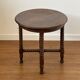 Antique 19th century style turned wooden pedestal table