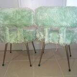 Pair of moumoute armchairs