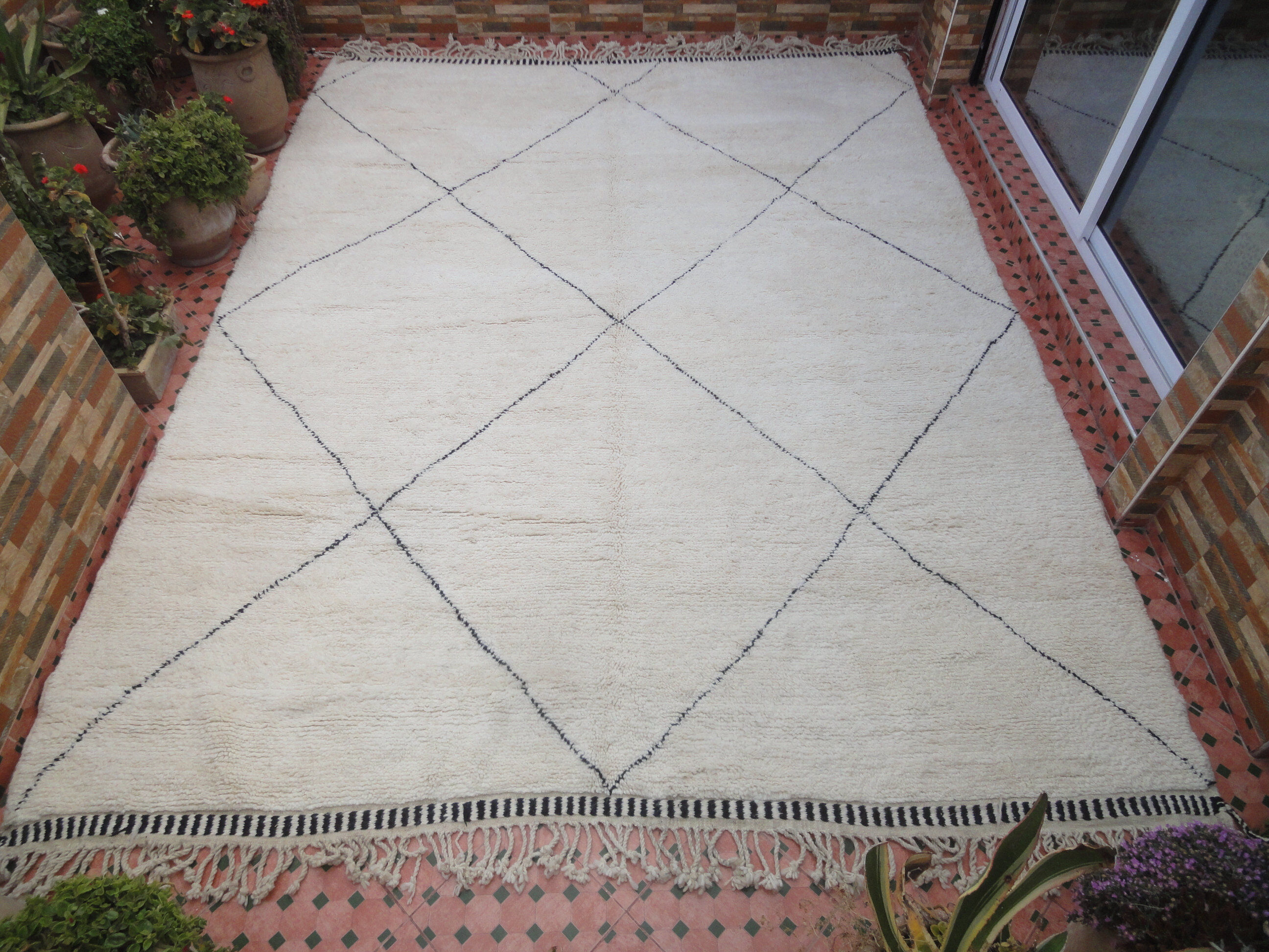 Carpet beni ourain 415 x 312 cm