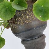 rare large jopeko PLANT STAND plant pot with base fat lava ceramic 1970s