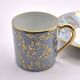 Set of 6 multicoloured moka cups in Limoges fine porcelain.