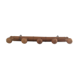 Vintage wood coat holder