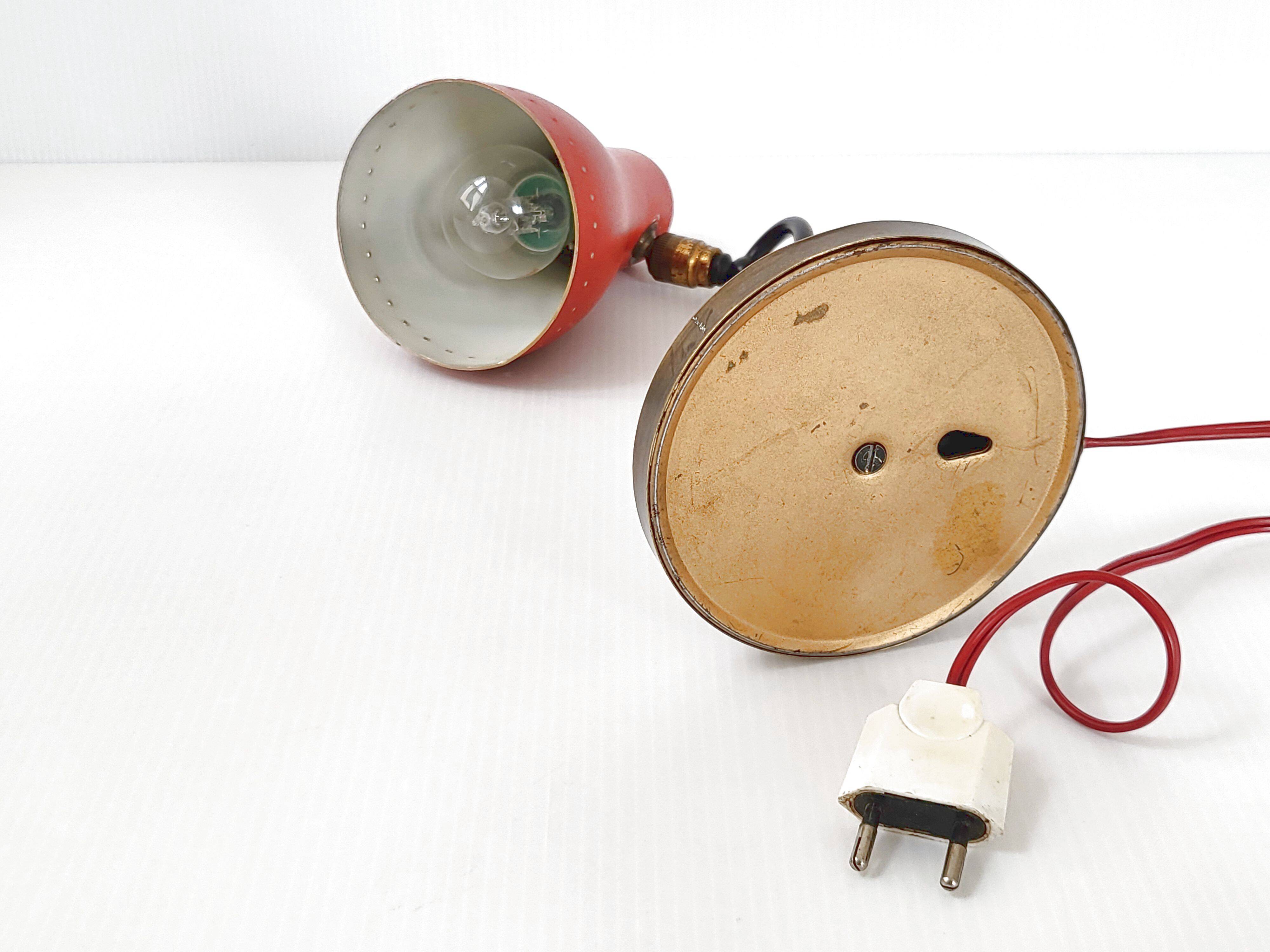 Lampe clé de sol vintage 1950