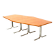 Large vintage conference table / dining table by Lübke from the 70s
