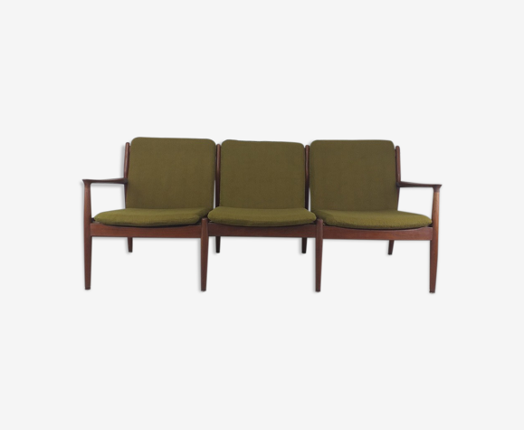 Canapé sofa scandinave teck design Svend Age Eriksen années 60 vintage |  Selency
