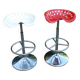 Pair of Etienne Fermigier designer stools, Mirima mower model, publisher