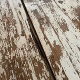 Table console patine blanche