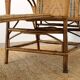 Chaise longue en osier années 30