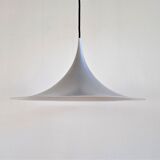 Silver colored Semi pendant lamp by Bonderup & Torsten Thorup for F&M